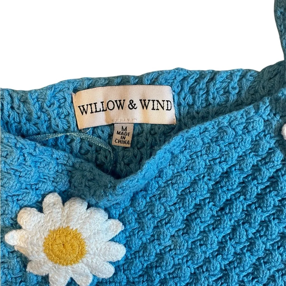 WILLOW & WIND Crocheted Daisy Matching Skirt Set Size: Small/Medium